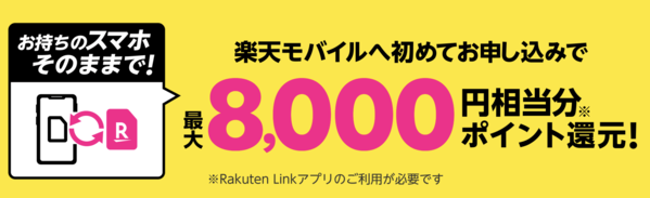 楽天モバイル　キャンペーン